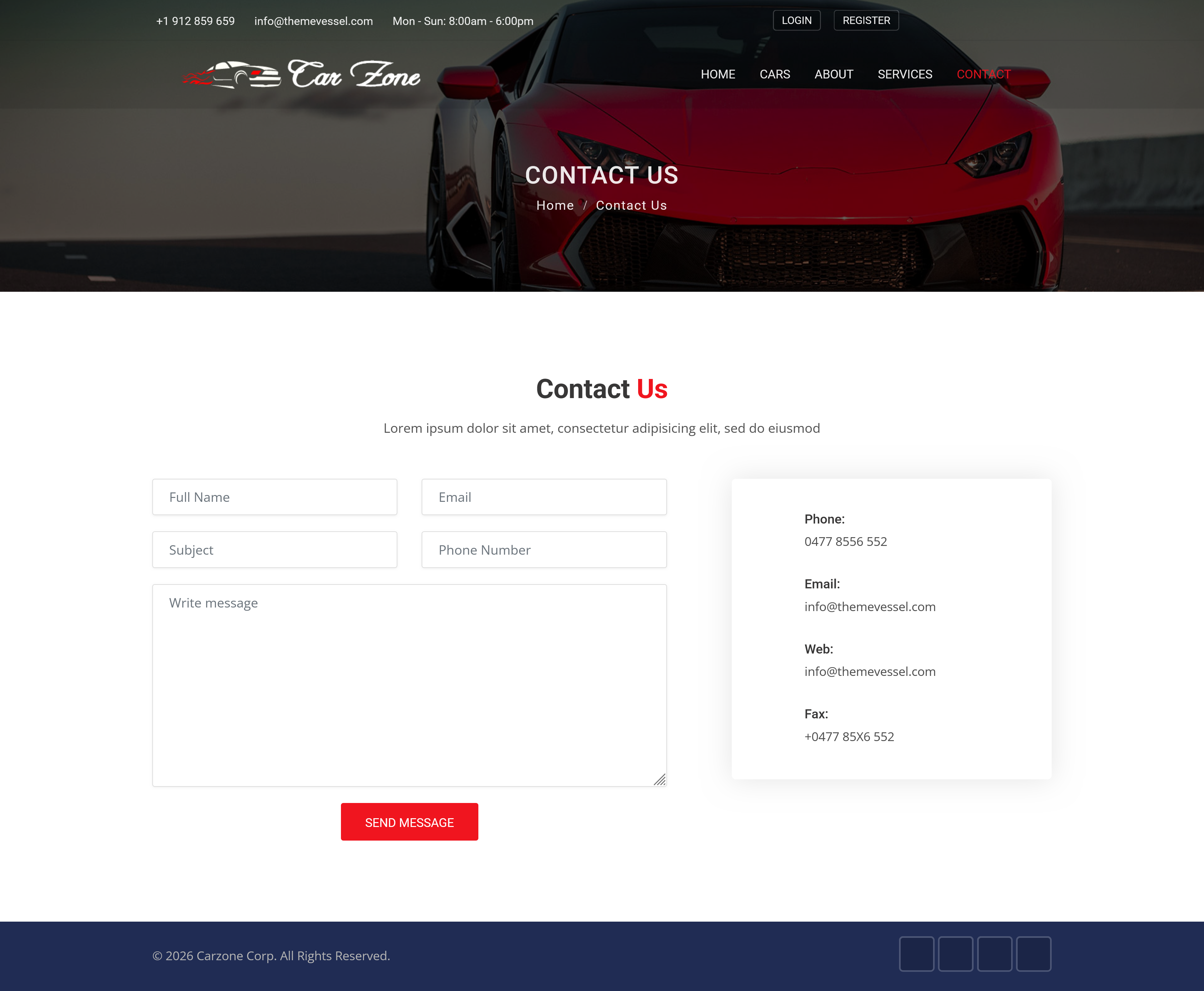 Contact Page